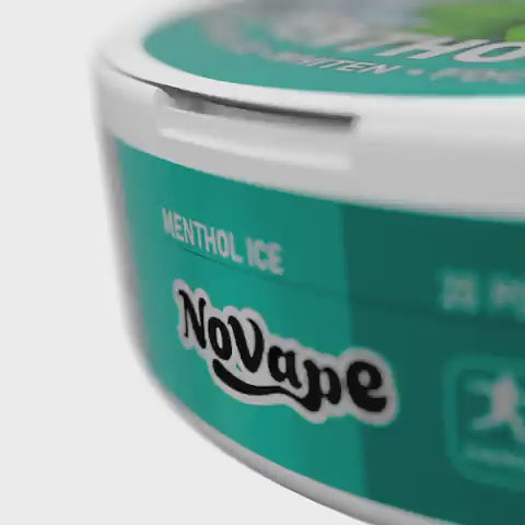 NOVAPE CAFEINE POUCHES - MENTHOL ICE - 80MG - 20 Pcs